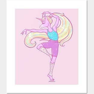 Modern Dance Unicorn Posters and Art